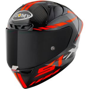 Integraalhelm Suomy S1-XR GP Carbon Hypersonic Rood