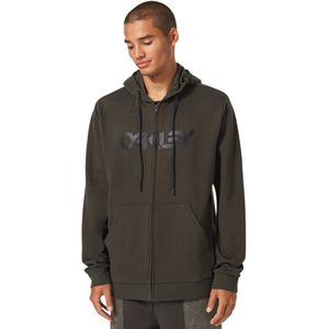 Hoodie Oakley Teddy Full Zip ‘New Dark Brush’-Zwart
