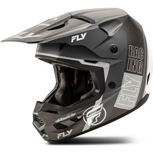 FLY Racing - Kinetic Rally - Crosshelm - Zwart - Polymeer - Lichtgewicht