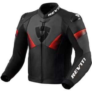 Motorjas Rev'It! Argon 2 Zwart-Neon Rood