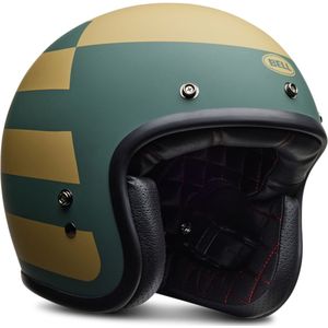 Bell - Moto Custom 500 Parlor - Open Helm - Zwart - Glasvezelcomposiet