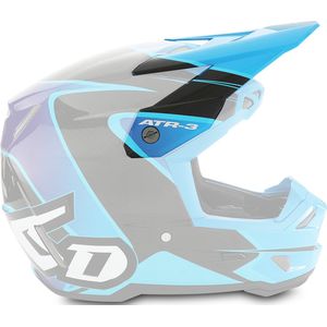 Crosshelmklep - 6D ATR-3 Wave - Glanzend - Helmklep voor ATR-3 Helmen