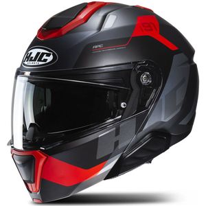 Modulaire Helm HJC i91 Carst MC1SF Zwart-Rood
