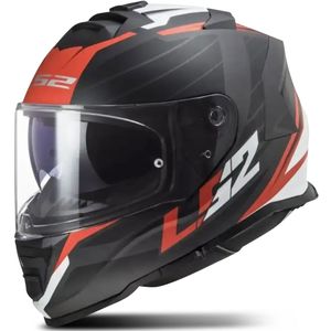 Integraalhelm LS2 FF800 Storm II Nerve Mat Zwart-Rood