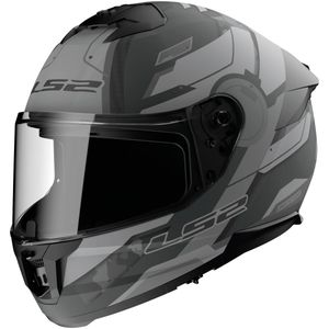 Integraalhelm LS2 FF808 Stream II Shadow Mat Titanium-Grijs