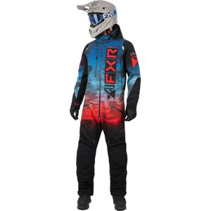 FXR - Helium Lite - Sneeuwpak - Zwart Geruit/Inferno - 20.000 mm/8.000 g/m2 Waterproof