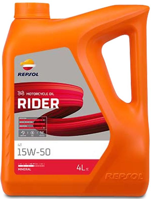 Repsol - Rider 4T - Motorolie - Oranje - 4L