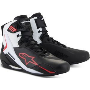 Faster-4 - Motorlaarzen - Zwart - Microvezel - Ademend