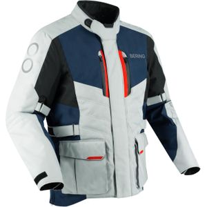 Motorjas Bering Siberia Grijs-Blauw-Rood