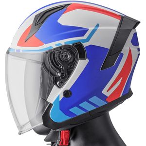 Jethelm GMS Vectus Mat Blauw-Rood