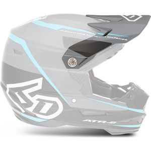 Helmklep 6D ATR-2 - Vervangende Klep - Zwart - Geschikt voor Diverse Helmen