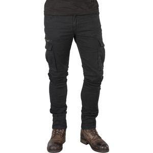 Motorbroek Course Caféman Aramide-Versterkt Tapered Fit Zwart