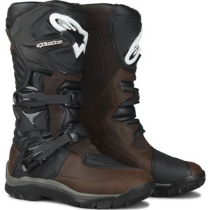 Motorlaarzen Alpinestars Corozal Adventure Drystar Oiled Leather Bruin-Zwart