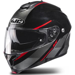 Modulaire Helm HJC C91 Tero Zwart-Rood