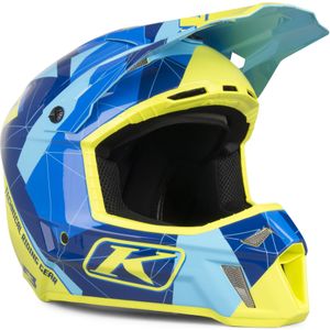 Crosshelm Klim F3 Blauw-Camo