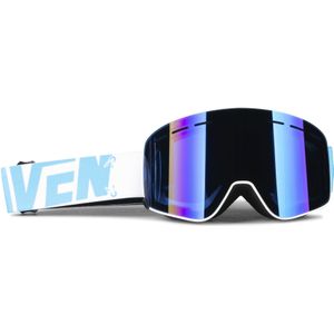 Raven Edge VentMax Magnetische Ice Sneeuwbril Blauw Spiegel
