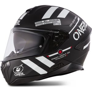Integraalhelm O'Neal Challenger Warhawk Zwart-Wit-Rood