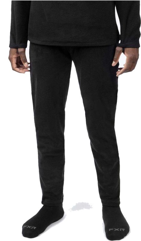 FXR - Pyro Thermobroek - Zwart - Geborsteld Microfleece - 180g/m2