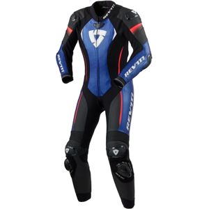 Motorpak Rev'It! Dames Xena 4 Lederen Zwart-Blauw