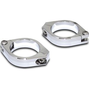 HIGHSIDER - Standpijpklemmen - Zwart - Aluminium - Voorvorkklemmen