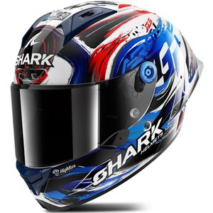 Shark - Aeron-GP - FIM Racing Replica Helm - Wit/Zwart/Blauw