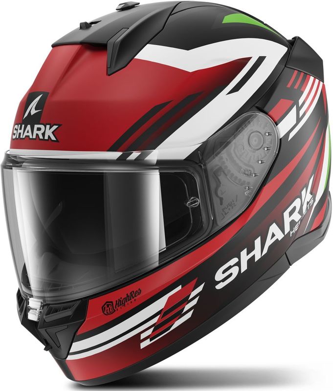 Shark - D-Skwal 3 Firstlap - Integraalhelm - Zwart Rood Groen