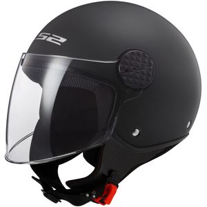 LS2 - OF558 Sphere II - Open Helm - Zwart - Lichtgewicht