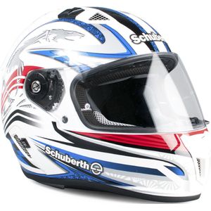 Integraalhelm Schuberth SR1 Racing Wit-Rood-Blauw