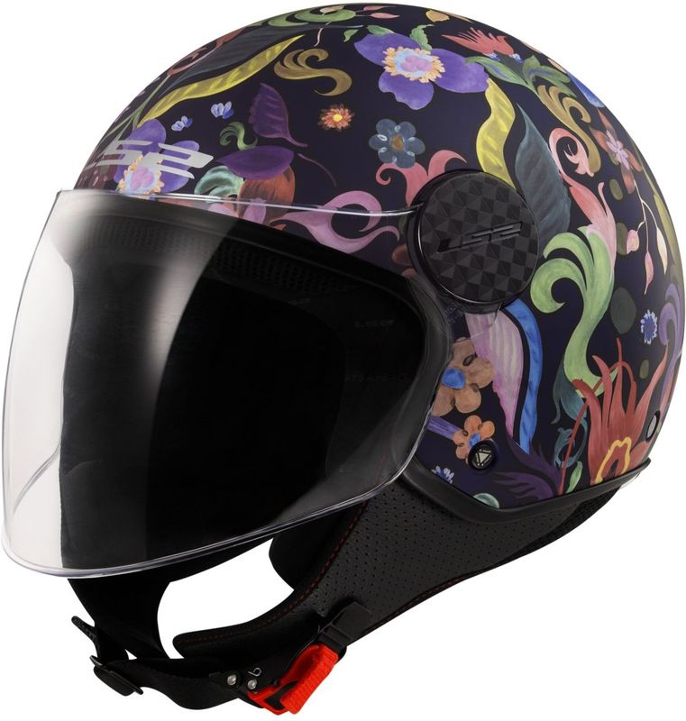 LS2 - OF558 Sphere Lux II - Jethelm - Blauw Roze - HPTT-Schaal