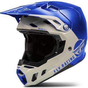 Fly - Formula - Crosshelm - Wit - Tri-weave composiet schaal - Adaptief impactsysteem