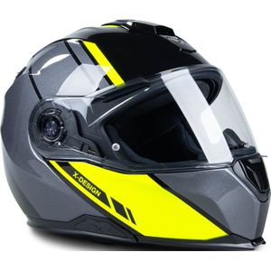 Systeemhelm Nexx X.Vilitur Hi-Viz Neon-Grijs