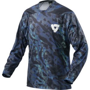 Shirt REV'IT! Emulsion Blauw-Zwart