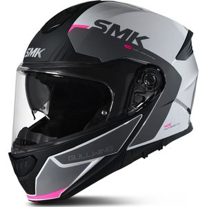 Modulaire Helm SMK Gullwing Kresto Wit-Roze