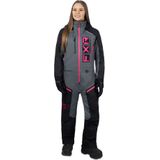 FXR Recruit Lite Sneeuwpak - Zwart-Houtskool-Fuchsia - Polyester