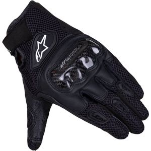 Alpinestars - SMX-2 V1 Air - Motorhandschoenen - Zwart - Leer en 3D-mesh