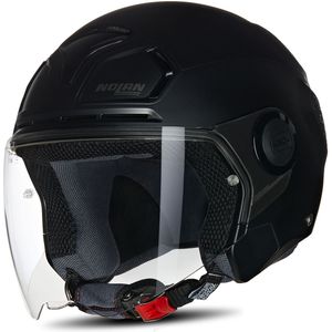 Nolan - N30-4 T Classico - Open Helm - Mat Zwart - Polycarbonaat