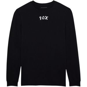 fox race crew t shirt lange mouwen zwart