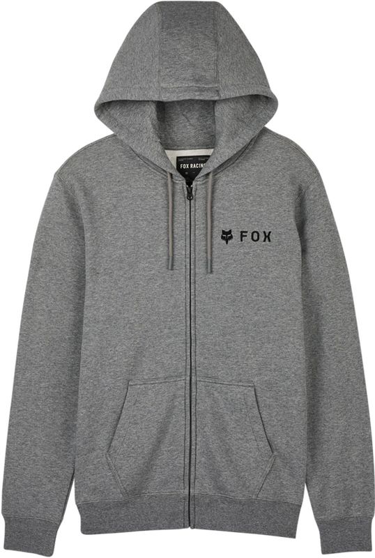 Hoodie - Zwart - Fleece - Met Rits en Steekzakken