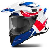 Integraalhelm Airoh Commander 2 Reveal Blauw-Rood Glans