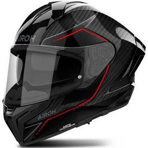 Airoh - Matryx Carbon - Integraalhelm - Carbon/Rood Glans