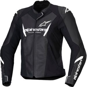 Alpinestars - Stella Faster V3 - Motorjas - Dames - Leren - Anatomisch Geprofileerd