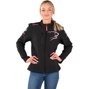 Softshell Jas Dames Bering 2016 Zwart-Fuchsia