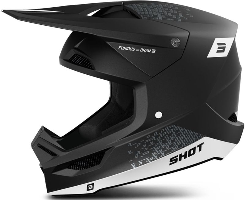 Furious - Helm - Zwart - SRS Synthetische Versterkte Schaal