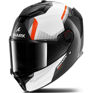 Integraalhelm Shark Spartan GT Pro Dokhta Koolstofvezel-Wit-Zwart