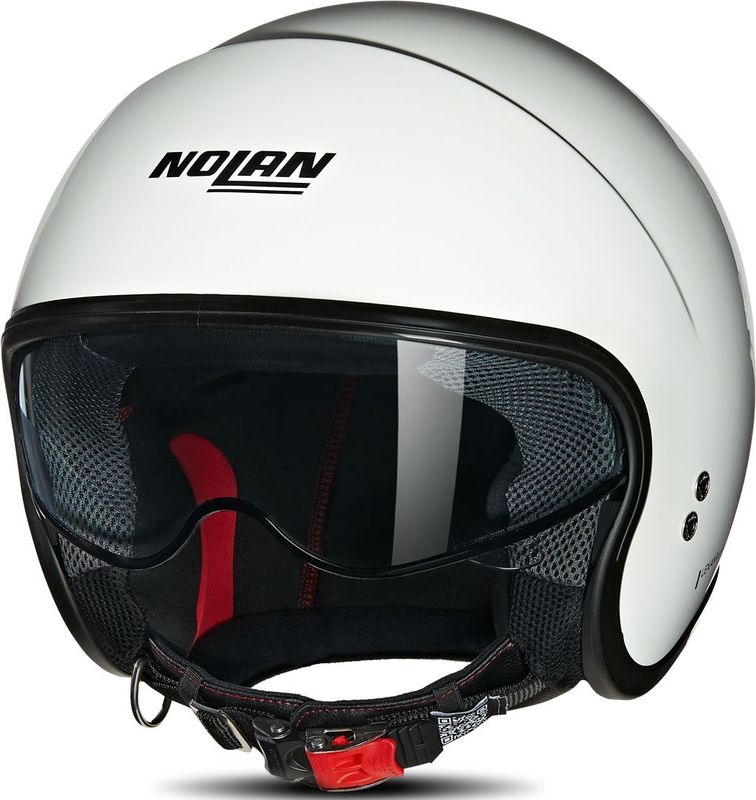 NOLAN - N21 06 Classico - Open Face Helm - Metaalwit - Polycarbonaat