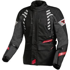 Motorjas Dames Macna Ultimax Zwart-Rood