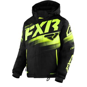 Sneeuwjas Jeugd FXR Boost Zwart-Hi Vis