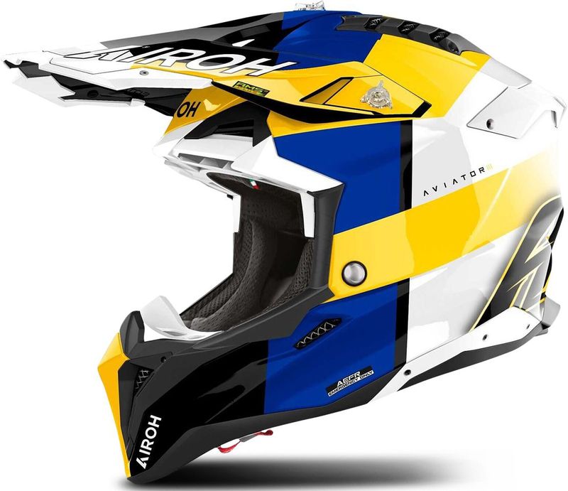 Airoh - Aviator 3 Monarch - Crosshelm - Mat - Carbon