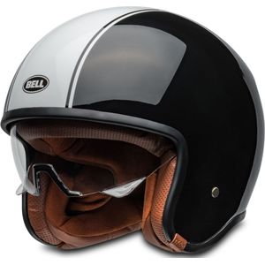 Bell - TX501 Rally - Open Helm - Gloss Black / White