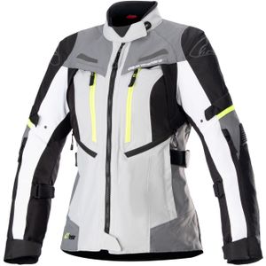 Motorjas Dames Alpinestars Stella Bogota' Pro Drystar Ice-Grijs-Donkergrijs